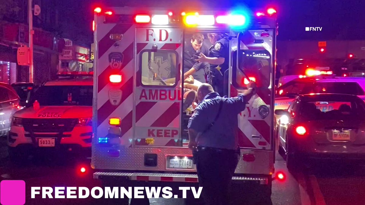 Man shot and store worker pistol whipped during smoke shop robbery near E 116th St and Lexington Ave in Harlem, Manhattan NYC. Victims transported to area hospital for further treatment. Police are searching for two masked suspects that fled, no reported arrests at this time.