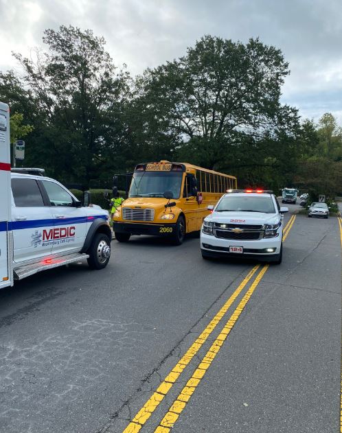 Three students were injured in a crash involving a Charlotte-Mecklenburg Schools bus Wednesday in south Charlotte, authorities confirmed.