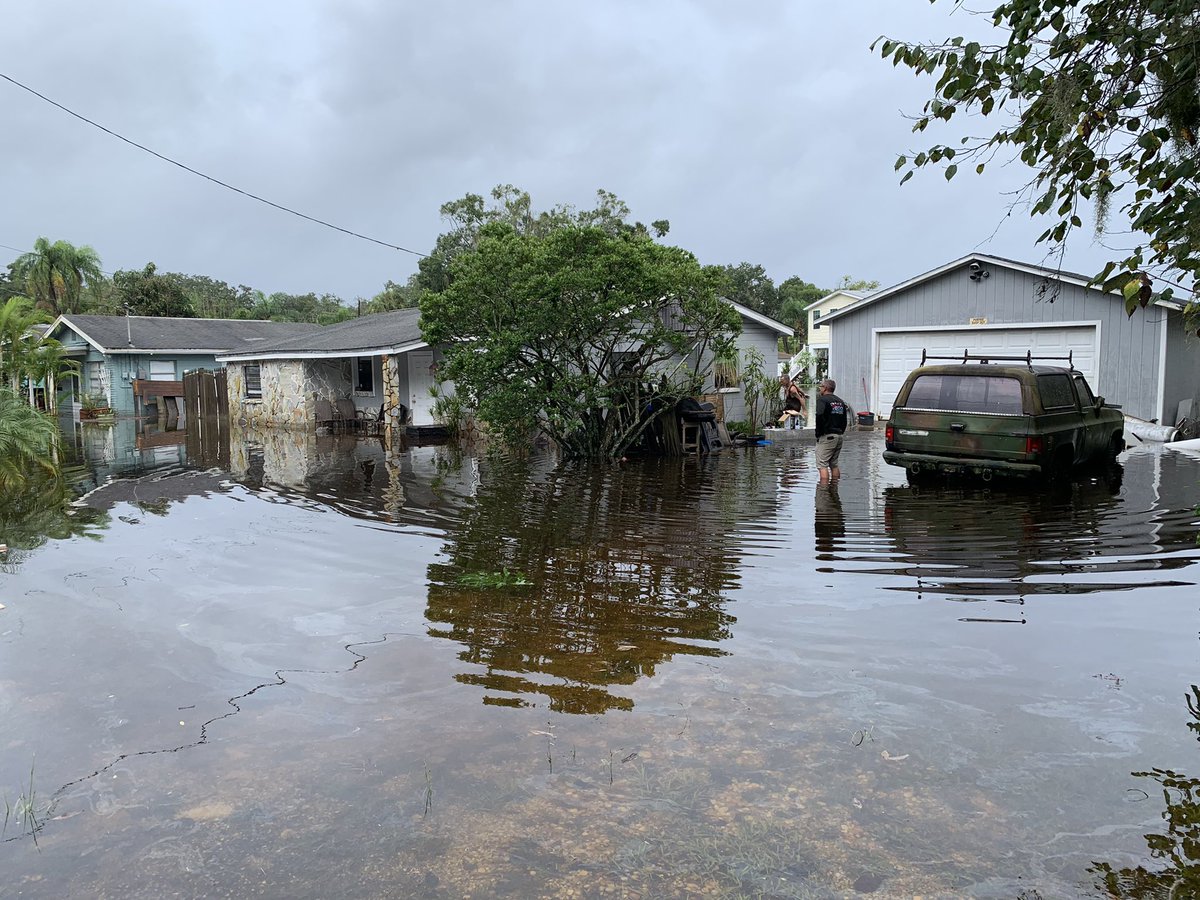 Water began seeping into Riverview homes around 5:30am