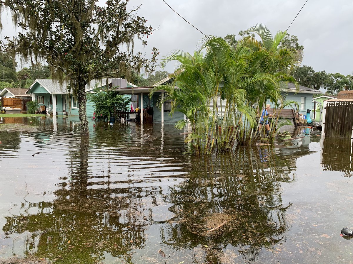 Flooding this morning in Riverview on Park Road