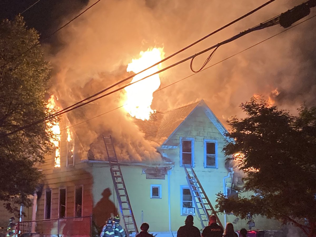 Big house fire on Wilkins Street.  Non information yet.