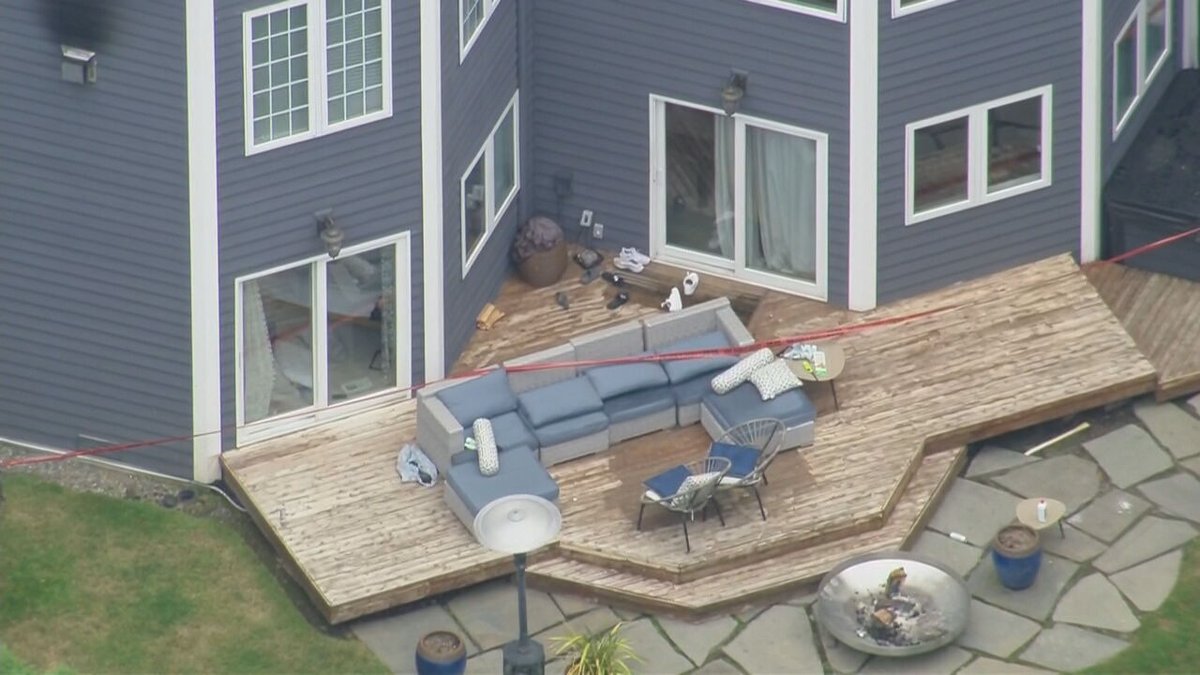 Air4 is over the scene of a homicide investigation in Sammamish. Sheriff's officials tell a  man in his 60's was shot and killed in what may have been a drive-by shooting