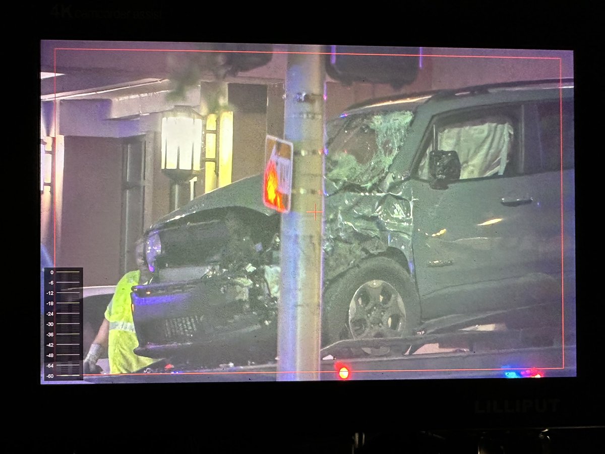 Three vehicle crash involving a tractor trailer on Washington Ave and 4th St. Five passengers in the vehicles, none injured. The tractor trailer is still on the scene blocking the intersection