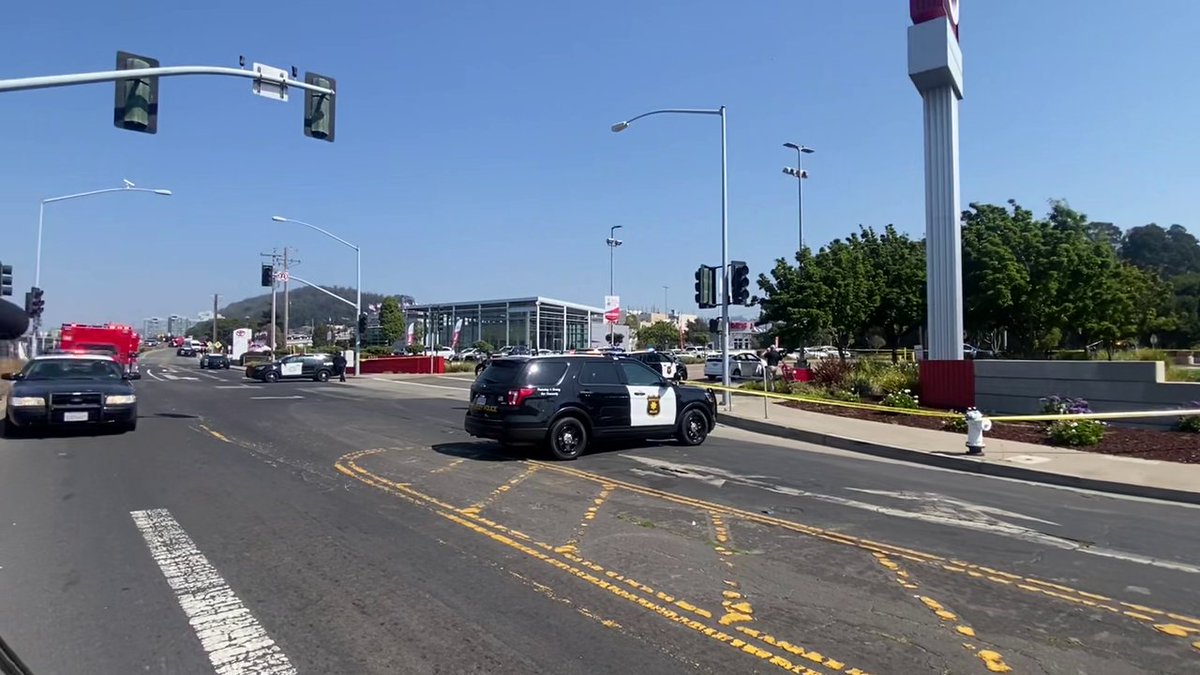 There is heavy police presence near the Toyota Service Center in Albany following an alert of a  critical incident