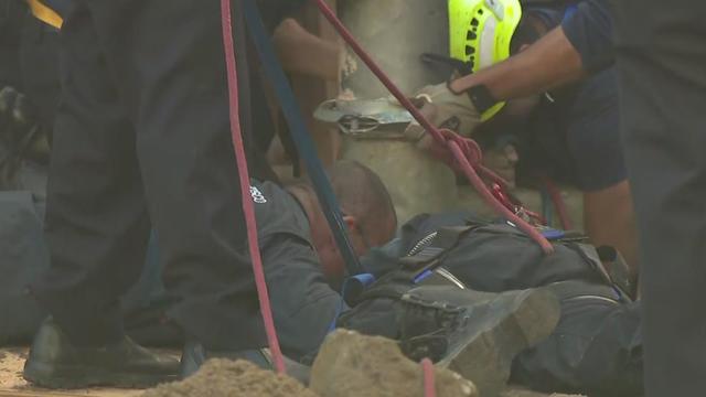 A utility worker was killed when a trench collapsed under a sidewalk in SanFrancisco's Lower Haight neighborhood Thursday, prompting a frantic, hours-long rescue effort.
