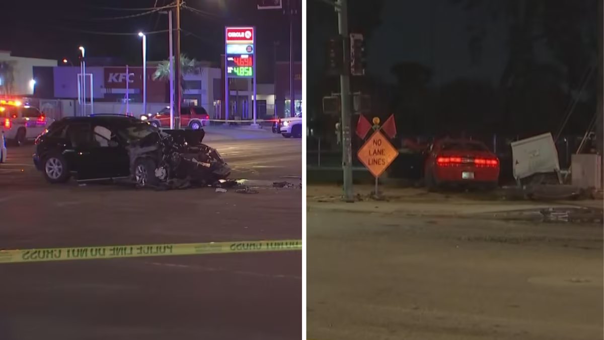 2 dead in 2 different overnight crashes in Phoenix: