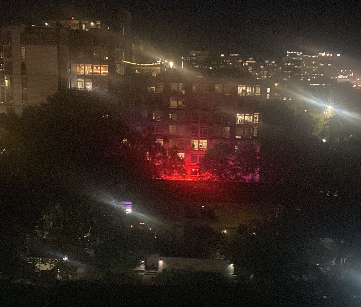 They didn't find anybody shot at 300 blk M St SW DC, but there was later a walk-in at a hospital.  I do not know if the police have connected that to this scene