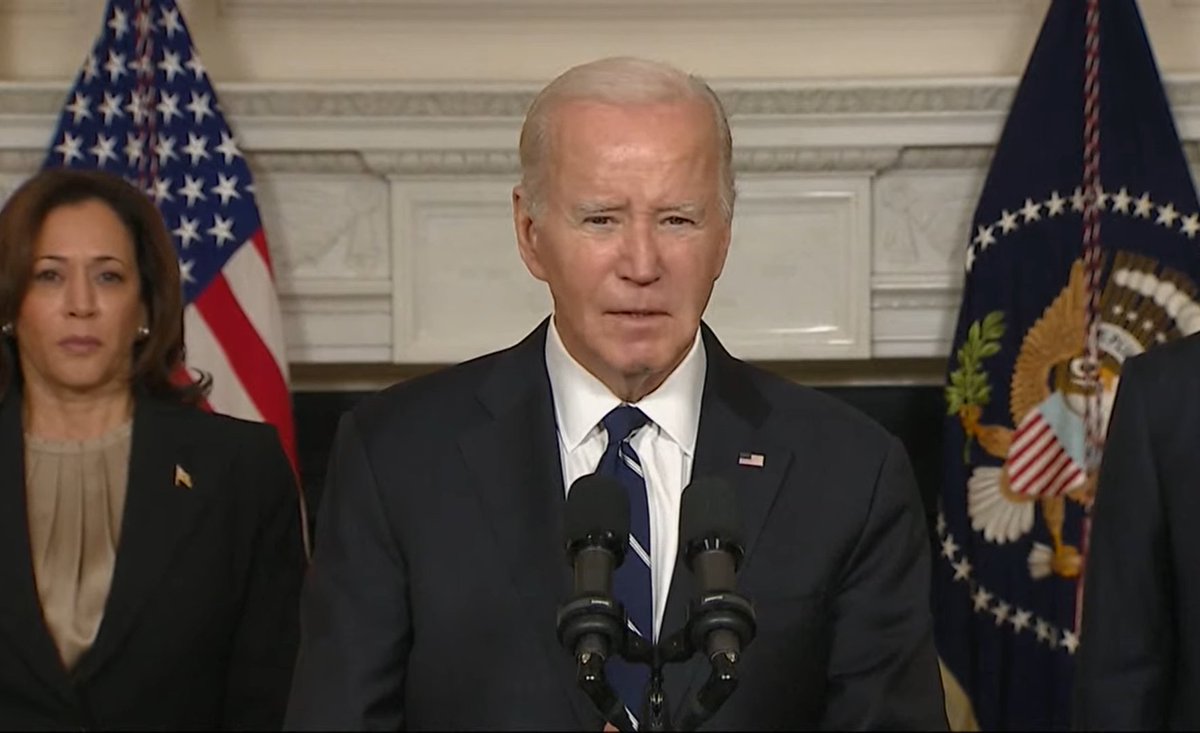 Pres Joe Biden: We stand with Israel. We stand with Israel