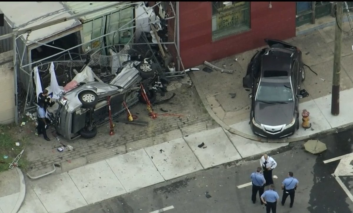 From @PhillyPolice on DOUBLE fatal crash at Lehigh Ave and  Jasper Street
