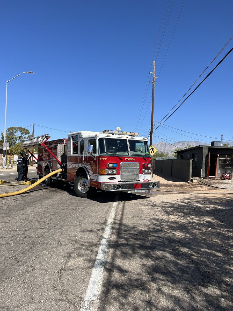 A quick knockdown contained the damage to the single unit. No one was home when the fire began and a cat was able to escape safely. Fire investigators are on scene working to determine a cause TFD