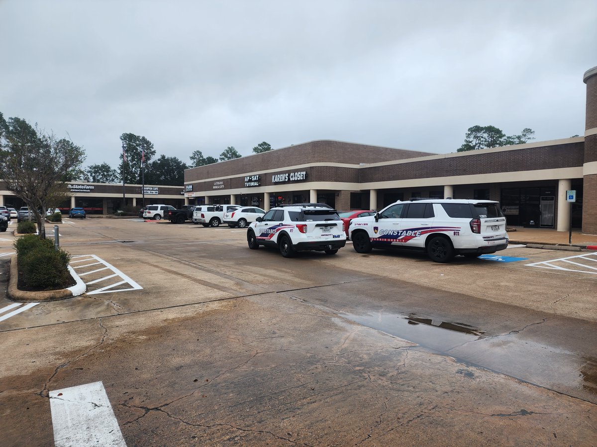 Constable Deputies are working an Aggravated Robbery in the 16600 block of Champion Forest.The victim reported that she was robbed at gunpoint and that the suspect fired multiple shots at her.Investigation on scene continues