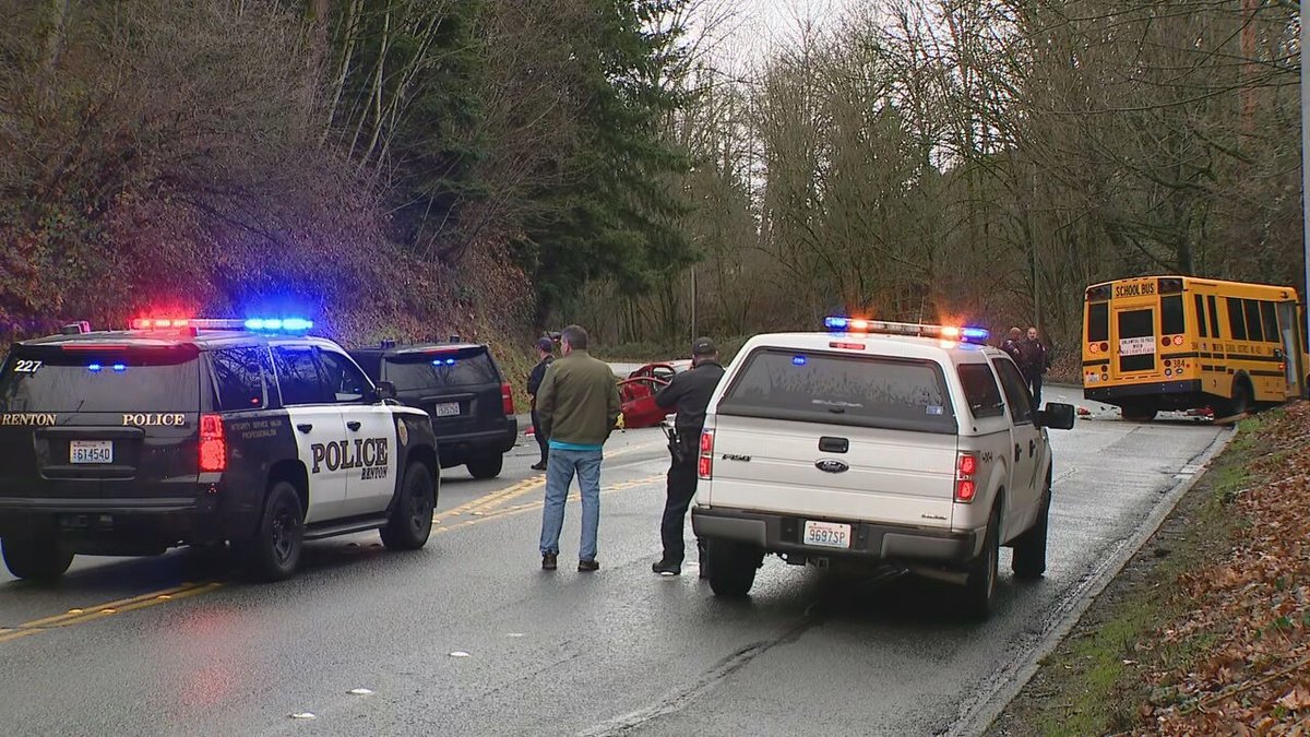 1 person has died and 2 others were injured after a sedan collided with a bus in Renton Tuesday. The driver of the sedan is being investigated for suspected impairment