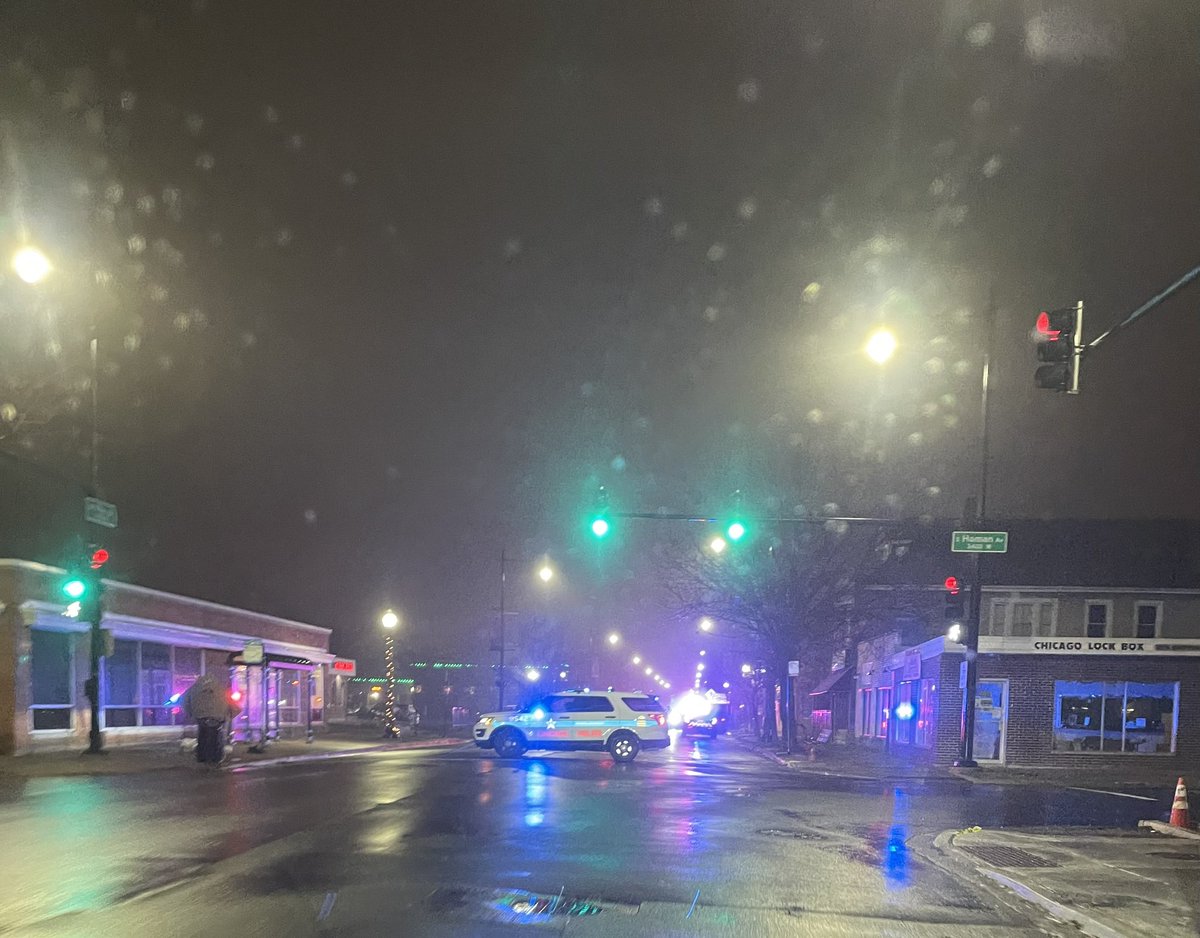 111/Trumbull: Oak Lawn PD was in pursuit of Jaguar wanted for a drive-by shooting, they have the vehicle at the above location, they found a gun in the vehicle and are looking for a few offender