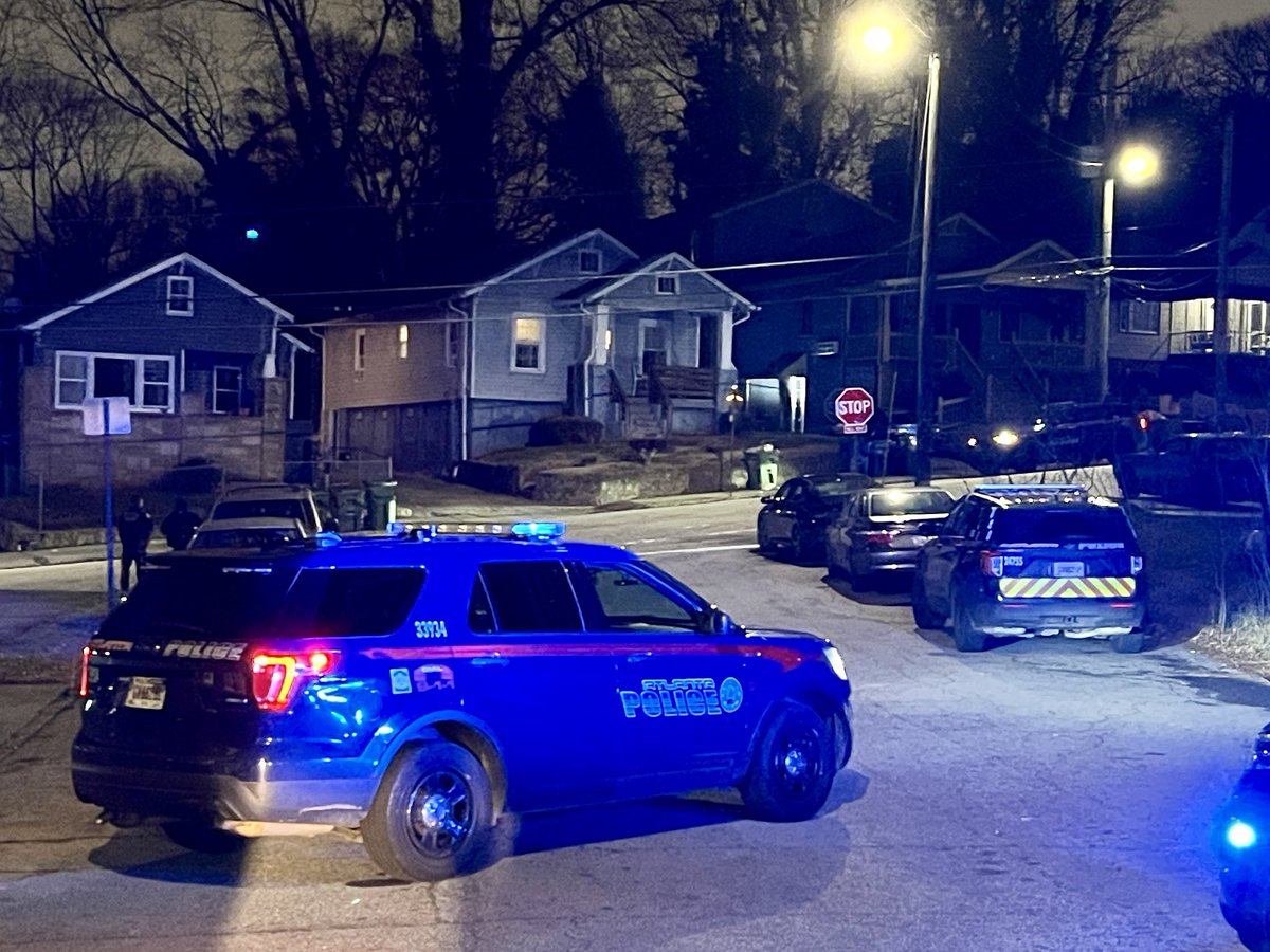 Atlanta Police at scene of standoff with barricaded suspect inside home on Fair St. near the AUC and across street from an elementary school. Man shot at roommates around 2am, but no one hurt according to APD