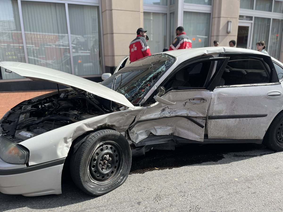 Police responded to a 3 vehicle traffic accident at Marion Barry Ave SE &amp; Martin Luther King Jr Ave SE at 1:08pm. There are 4 patients. 2 were evaluated and refused further treatment and 2 are being transported. 1 has serious injuries.