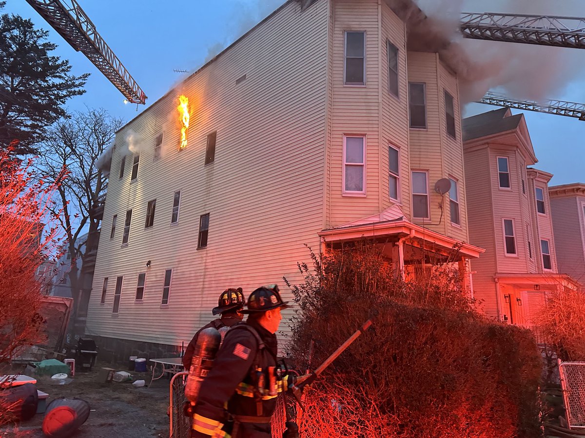 The 2 alarm fire is at 418-420 Bowdoin st Dorchester