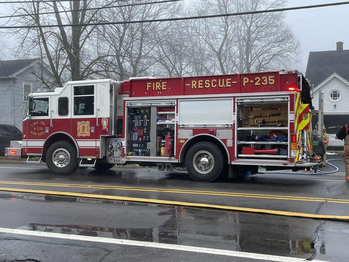 Multiple Fire Departments on scene of a House Fire on Rochester Street in Lima.