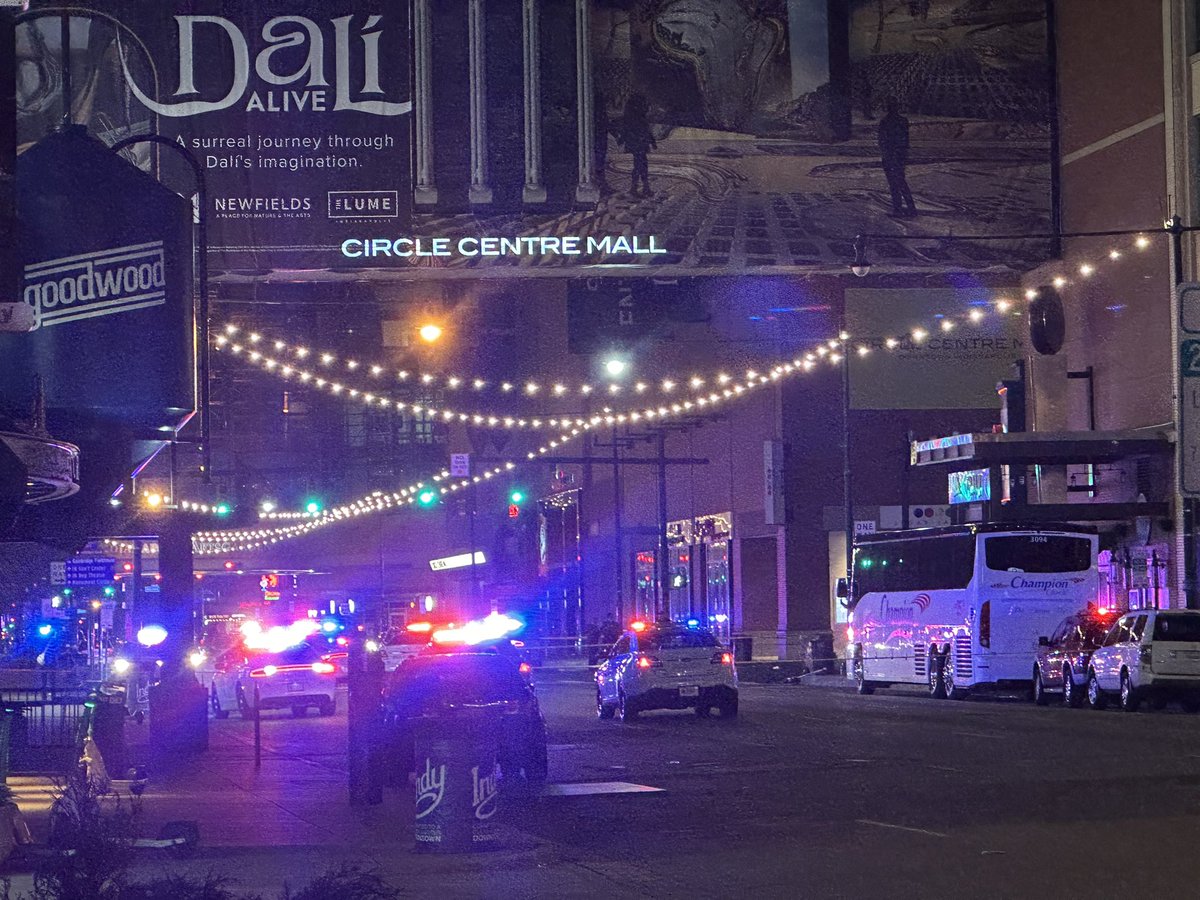 IMPD is investigating after multiple people were shot downtown tonight.