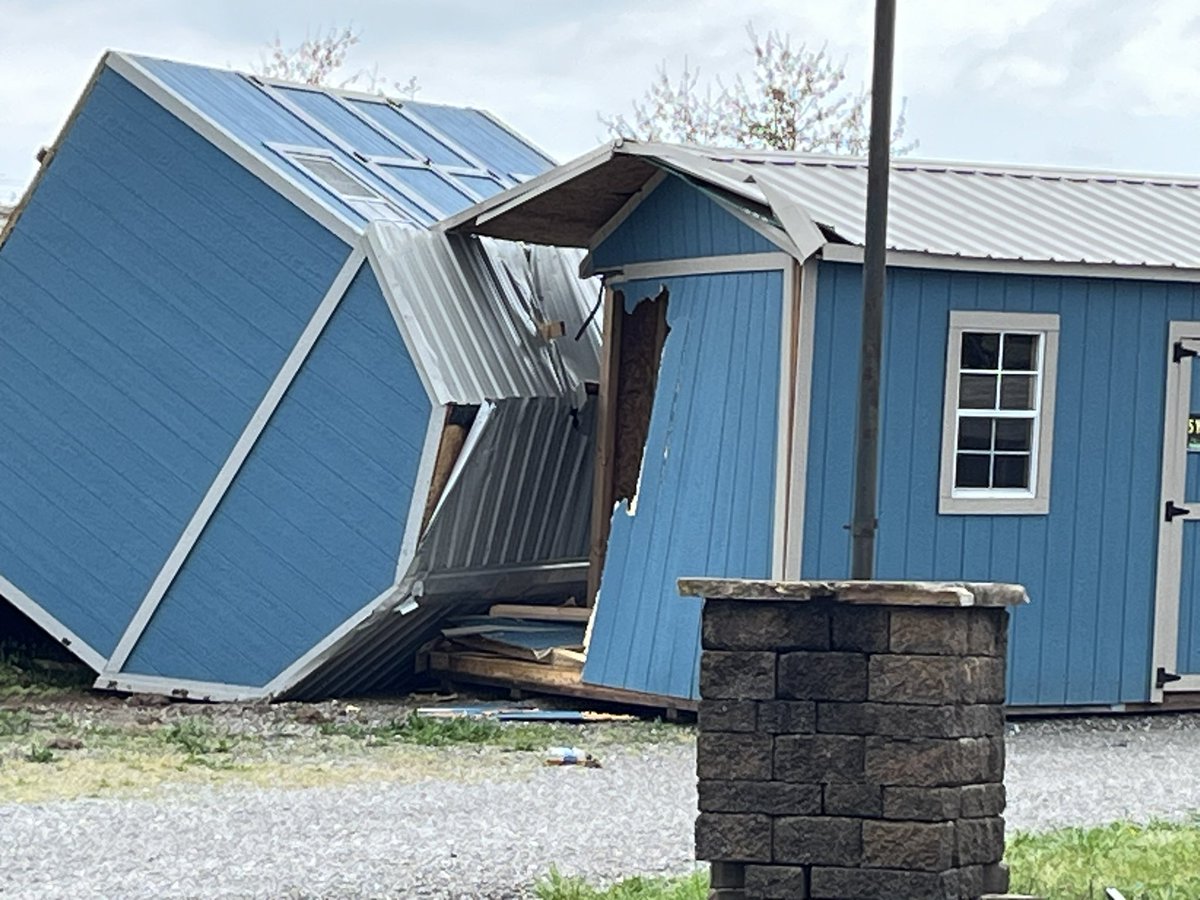 More damage in Nicholasville.