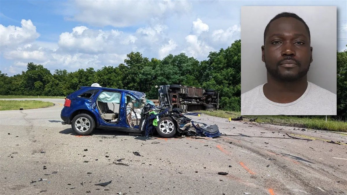 Driver admits to causing crash that killed 1 returning from yard sale