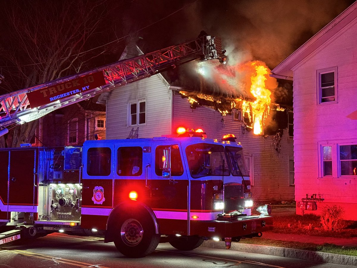 Last night firefighters fought a fire on Jay St