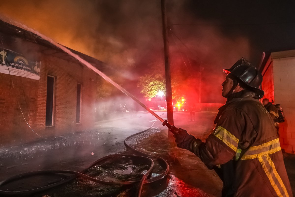 When the flames and smoke finally cleared Friday morning, what was left of a DeKalb County church was a charred and gutted building. No one was injured. The cause remains under investigation