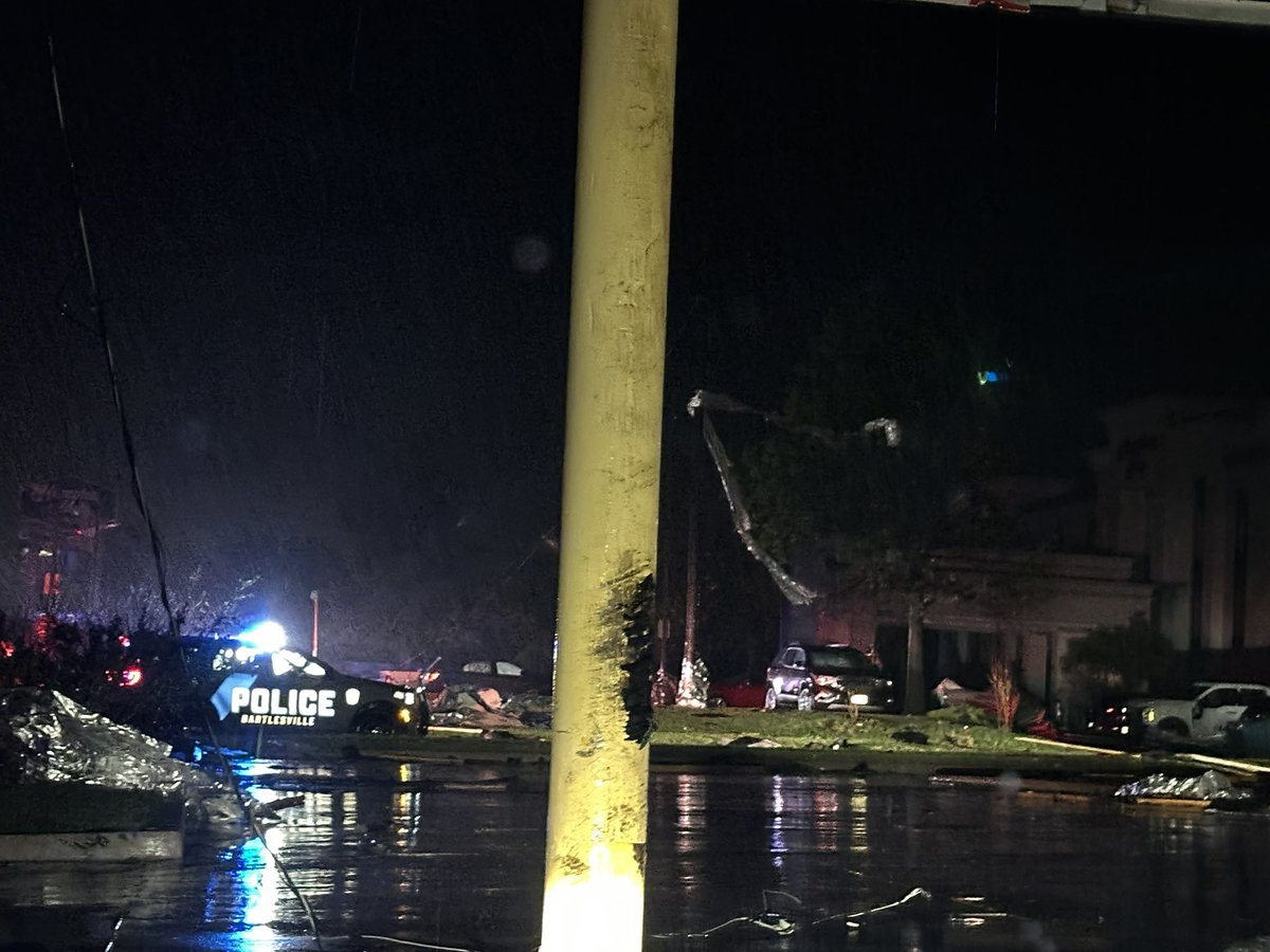 damage in Bartlesville, Oklahoma