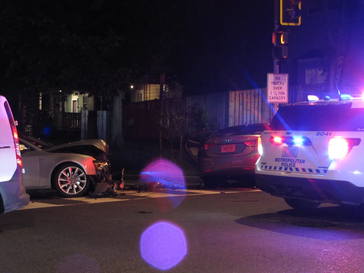 DRIVER FLEES AFTER FATAL CRASH, TOSSES HANDGUN: Franklin St and  13th St NE in BrooklandDC  one driver was pronounced dead on scene. The other fled on foot after the wreck  and tossed a handgun on the sidewalk. (which has been recovered) Roadway closed.