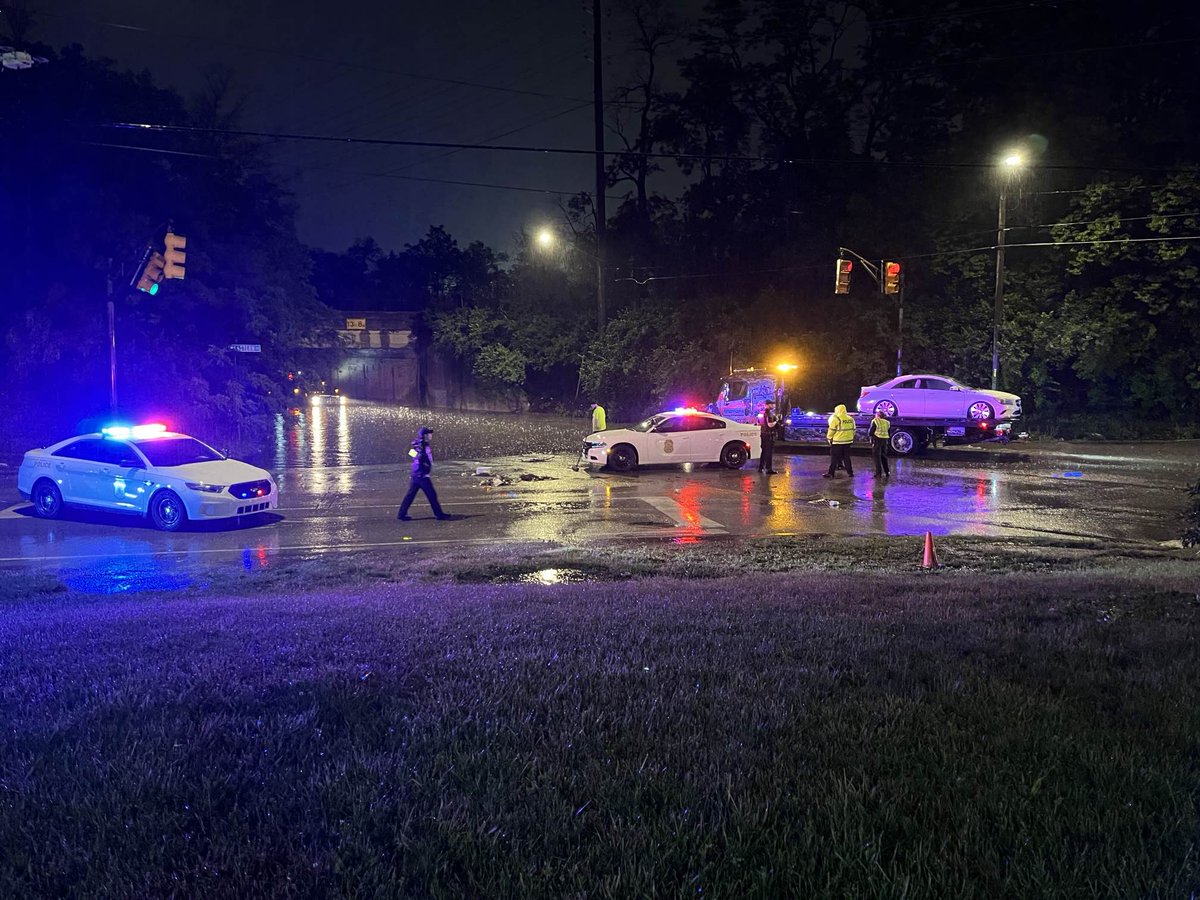 Avoid the area of Southeastern Avenue and South Sherman Drive on Indianapolis' near east side, where several cars have gotten stuck in high water early Wednesday.IMPD is blocking Sherman Drive near the intersection