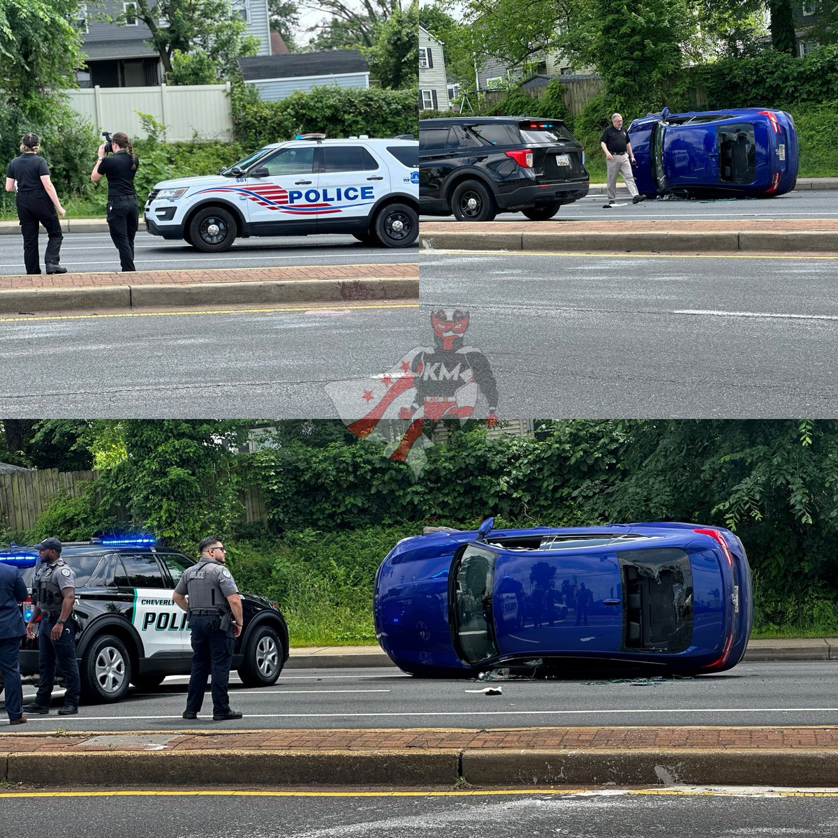 More photos from the shooting/ pursuit that left an MPD Captain injured after an attempted car jacking