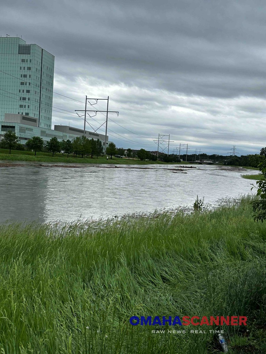 Big Papio Creek near I-680 and W Dodge Road around 8:45 a.m