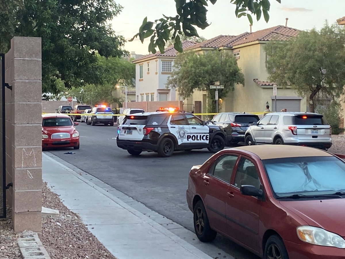 One dead and two injured after a shooting in a gated community in Centennial Hills near Elkhorn and Durango.