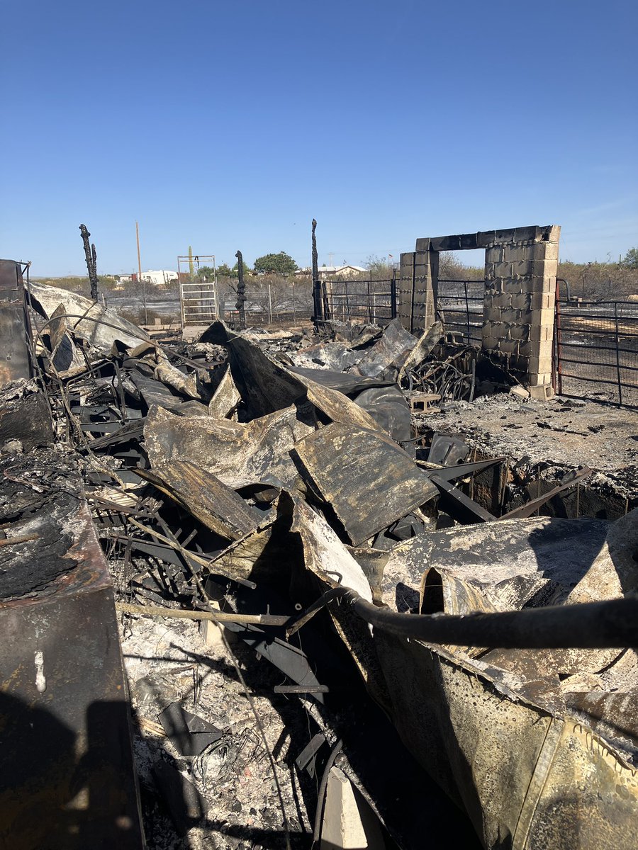 The Pinebrooke Fire south of Florence destroyed a 90-year-old veteran's home. Jerry Noland has lived here for 4 decades and has no choice but to rebuild