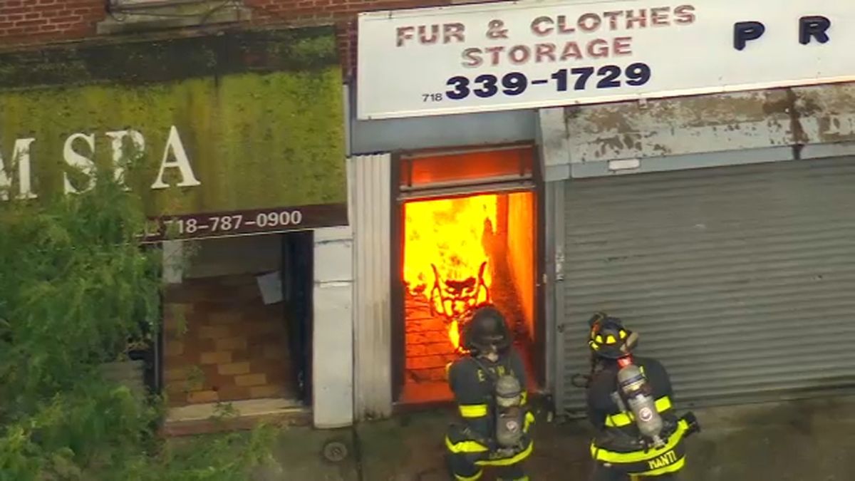 Flaming E-bike pulled from burning Midwood apartment, 4 hurt