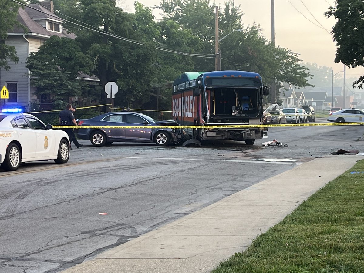 IMPD is investigating a serious, multi-vehicle crash involving an IndyGo bus near West 18th and North Harding streets on Indianapolis' near northwest side.