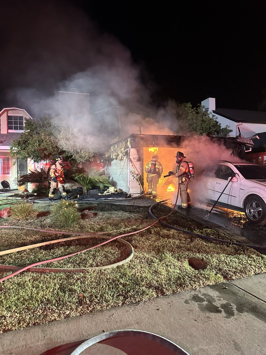 Crews arrived last night to a garage fire in Citrus Heights on the 6100 block of Ebonywood Ct. Thankful everyone made it out, no injuries were reported. The fire caused major damage to the garage and parts of the living space.