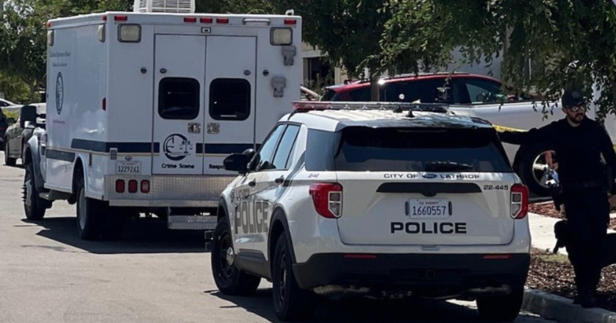 Man dies at hospital after reported disturbance at Lathrop home, suspect arrested