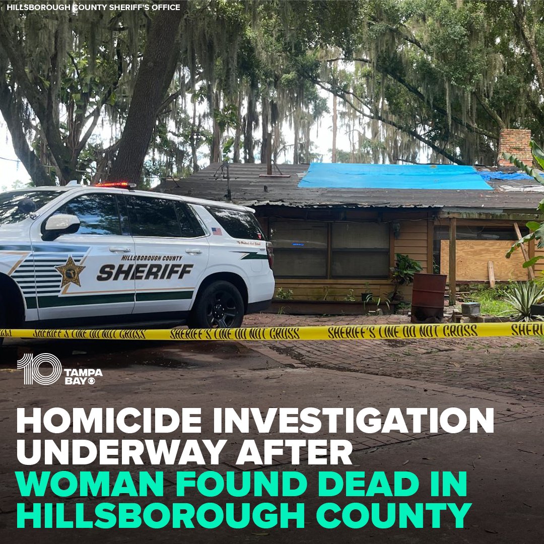 Homicide investigation: Hillsborough County Sheriff's Office deputies are working to determine how a woman was killed after she was found with upper body trauma early Monday morning