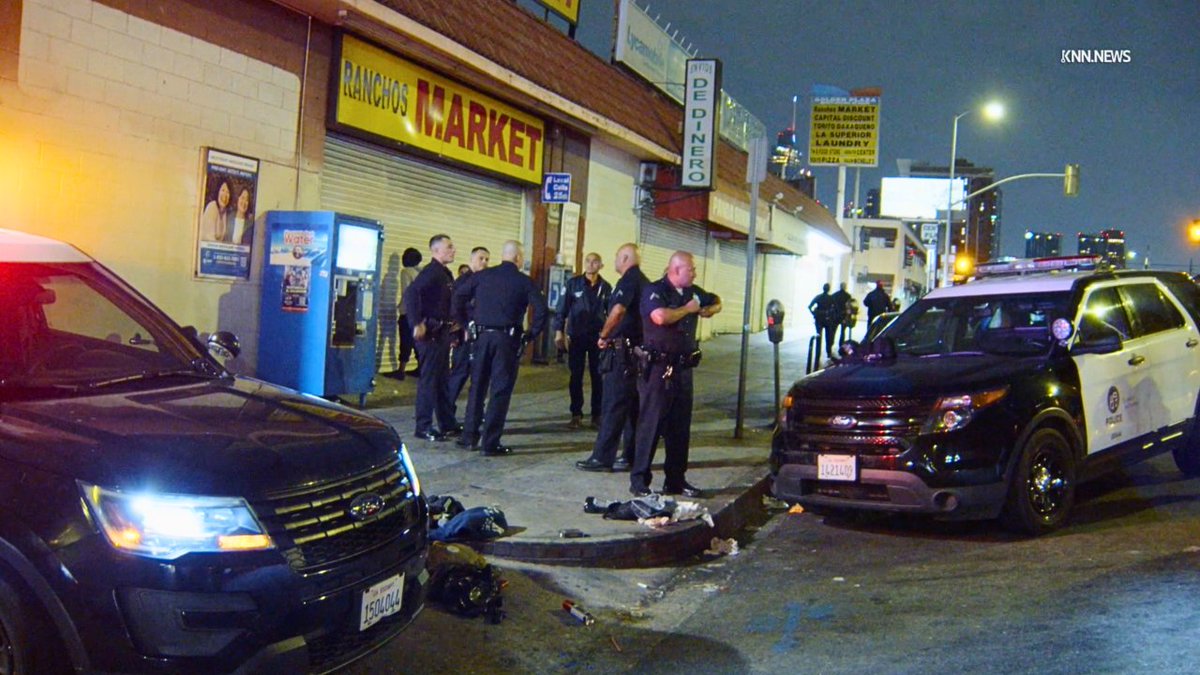 4 people struck in gang-related shooting in Los Angeles Westlake neighborhood