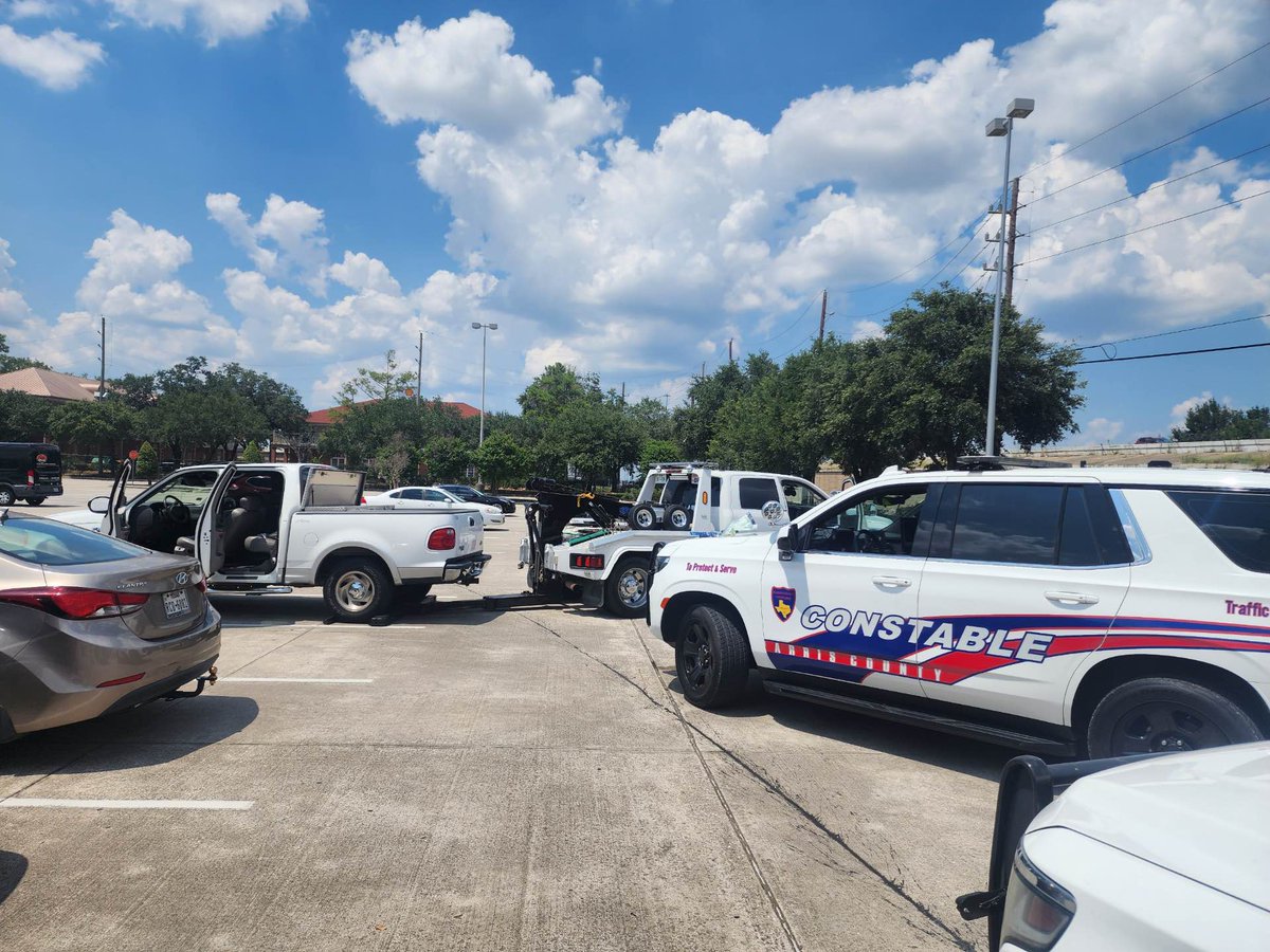 Deputy Chavez has an adult male in custody following a traffic stop in the 19700 block of the North Freeway.The male, a convicted felon, was found to be in possession of a loaded firearm and was found to have 11 open Misdemeanor Warrants