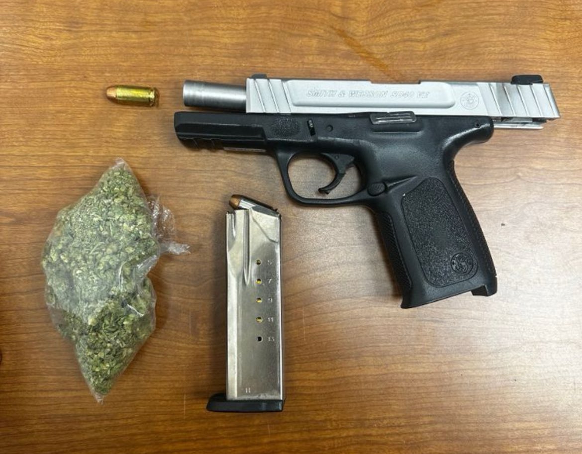 Western District Action Team officers were conducting an investigation in the 1700 block of Calhoun Street. This investigation led to the arrest of a 42-year-old male and the seizure of a stolen loaded handgun.  Investigators transported the 42-year-old male suspect, who was prohibited from possessing a firearm to the Central Booking Intake Facility, where he was charged accordingly.