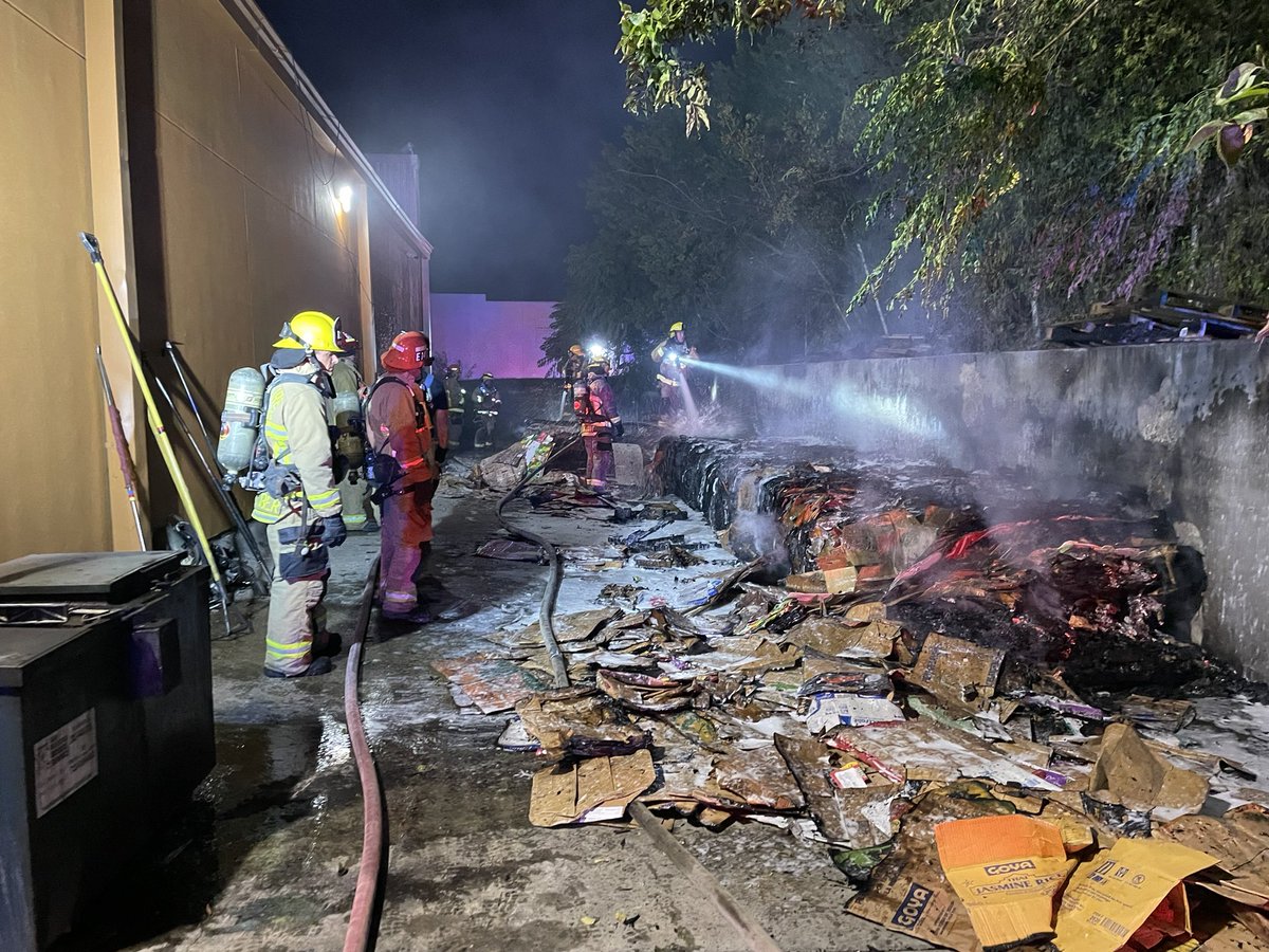 AFD onscene of multiple exterior fires on North IH35 service road just north of Rundberg Ln. APD has a person of interest in custody. No buildings were affected. Fires have been extinguished, crews performing overhaul