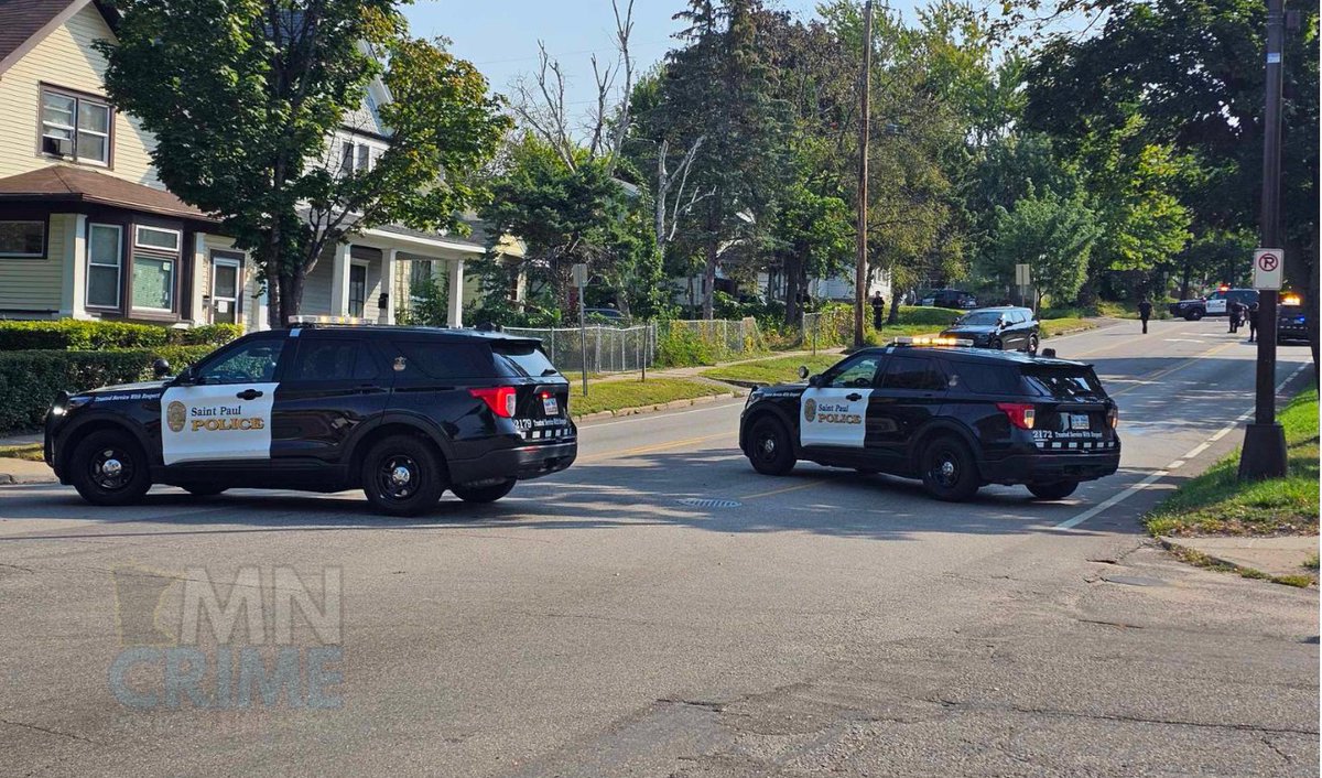 SAINT PAUL: Photos from the scene show officers investigating after two people were shot near Maryland Ave. E. & Bradley St. Witnesses reported hearing as many as 10 gunshots, with a white sedan reportedly pulling up and an occupant opening fire on the victims before speeding…