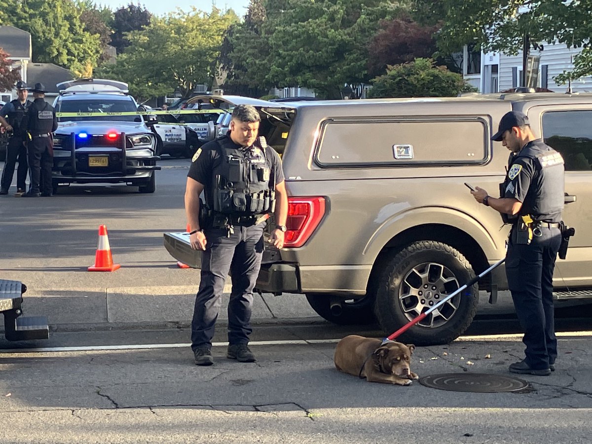 Salem police, state troopers on scene of officer involved shooting. One suspect taken to hospital. No officers hurt. At Glen Creek Park apartments