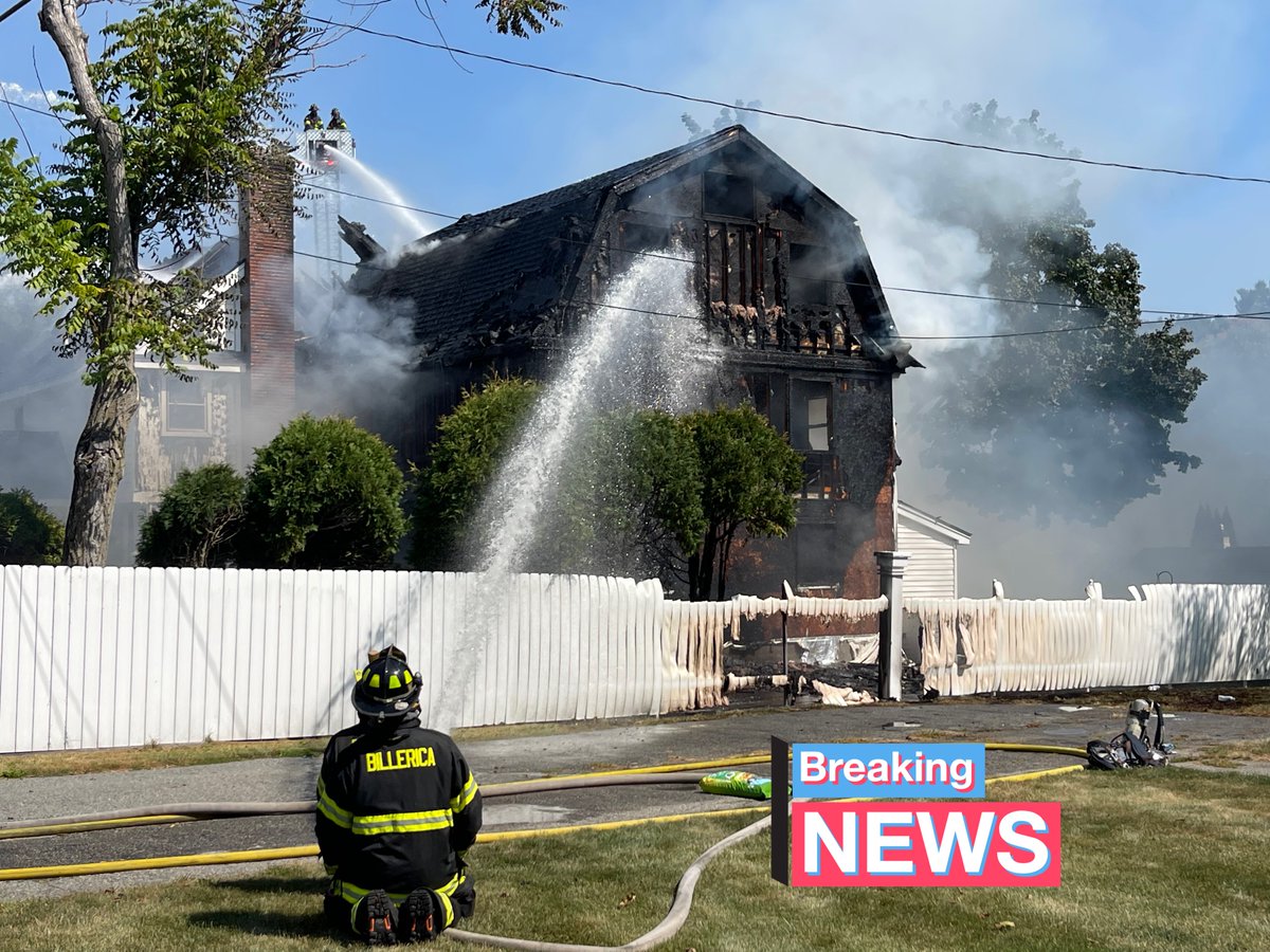 3rd alarm of Fire Billerica Ma, 268 Rangeway Rd