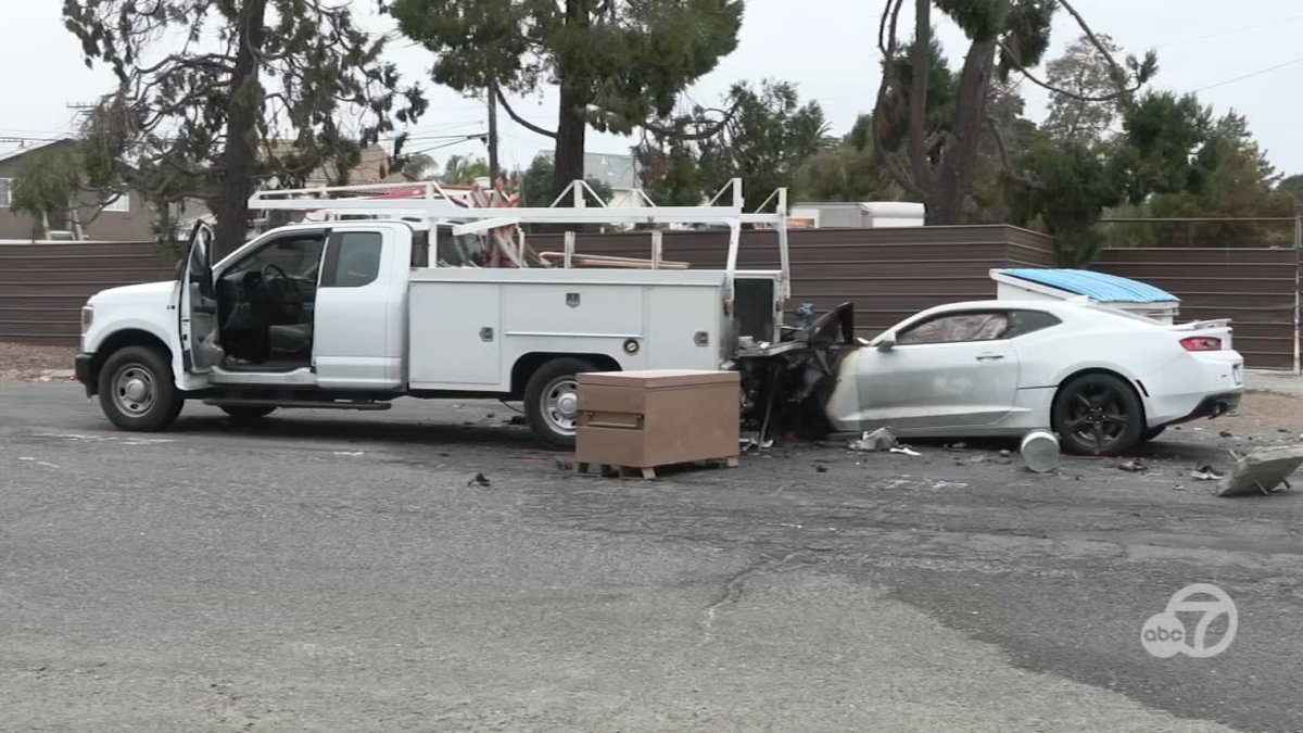 Two Vallejo firefighters are hurt after pulling a man from a burning car. The driver had multiple injuries and was taken to the hospital