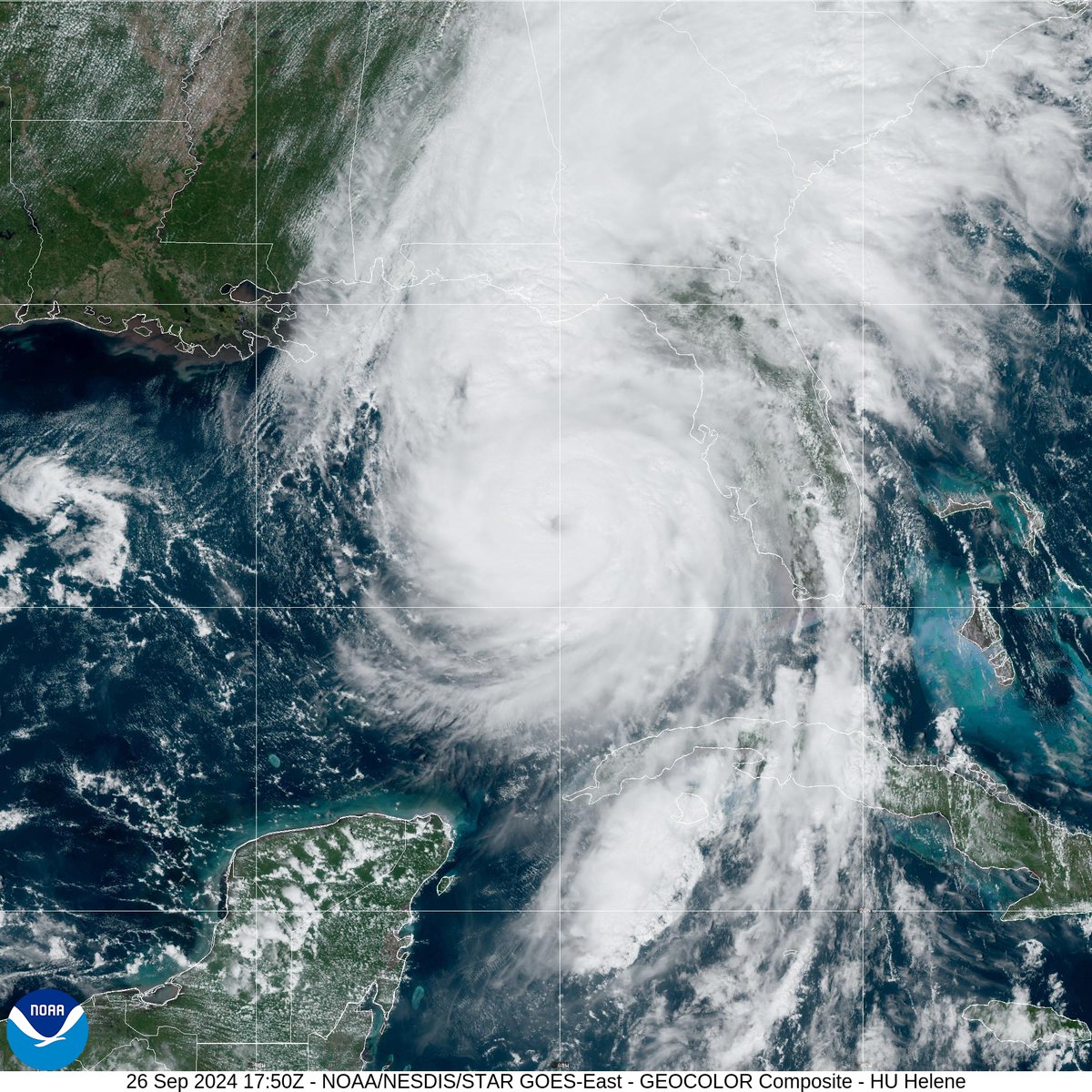 Helene max sustained winds have increased to 120 mph. Helene is a major hurricane.The storm located 195 miles southwest of Tampa and 230 miles south of ApalachicolaWater levels have already been high along our coast this morning and will be higher before midnight