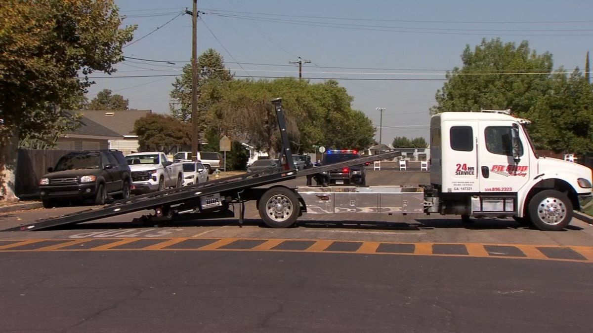 One person is dead after crashing into a tree while leaving a car show in Fowler Saturday