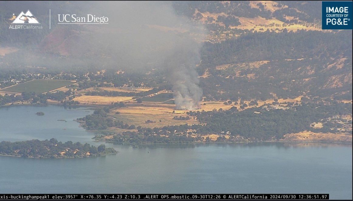 Firefighters are responding to a vegetation fire south of E Highway 20 near Sulphur Bank Drive, Clearlake Oaks. Initial dispatch has eight engines, two dozers, two hand crews, two helicopters and five fixed-winged aircraft responding