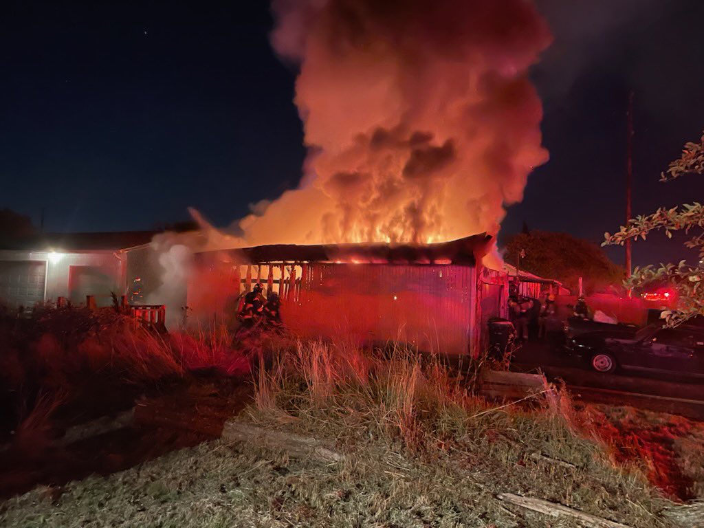 4400 blk N 14th St, 2:26am - TFD crews responded to a garage fire. Crews arrived to heavy smoke and flames from the garage. Fire knocked down within 10 minutes after a defensive attack that protected the home. No injuries to report. Fire is under investigation